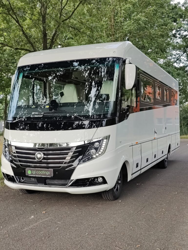 Niesmann Bischoff camper voorzien van een nanocoating