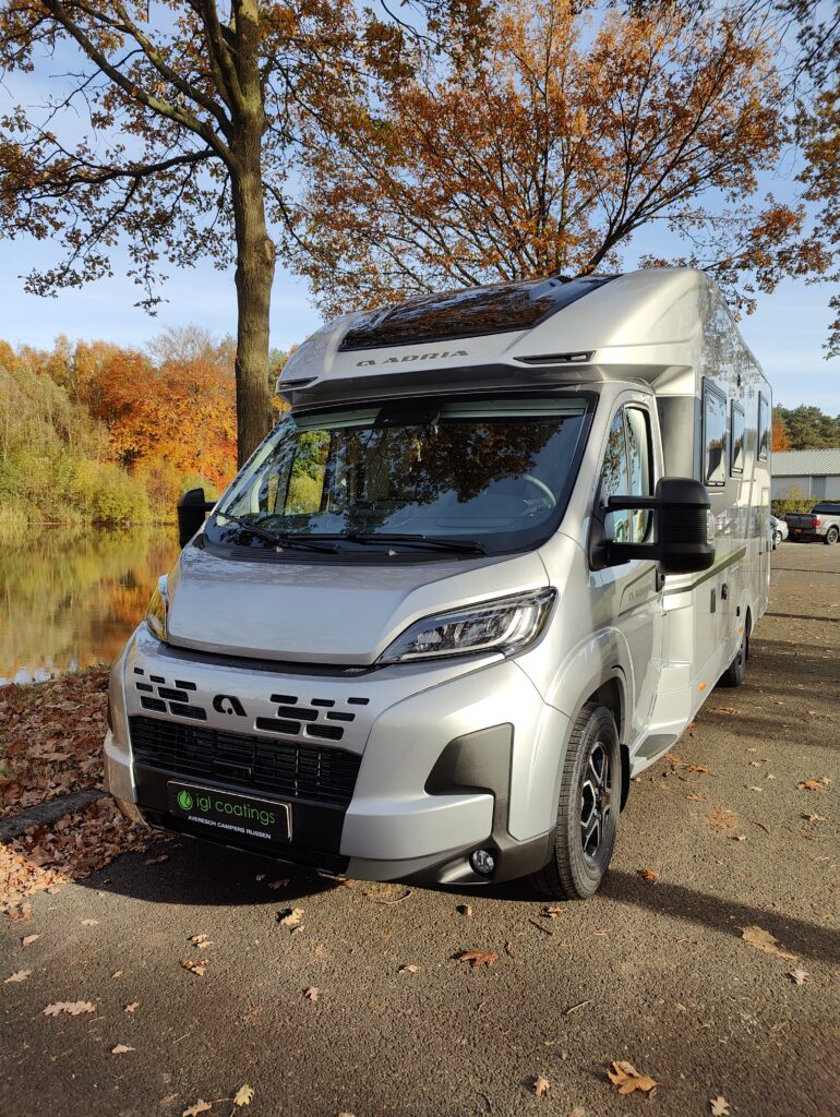 Adria camper behandeld met IGL ARCANE door Camper Care